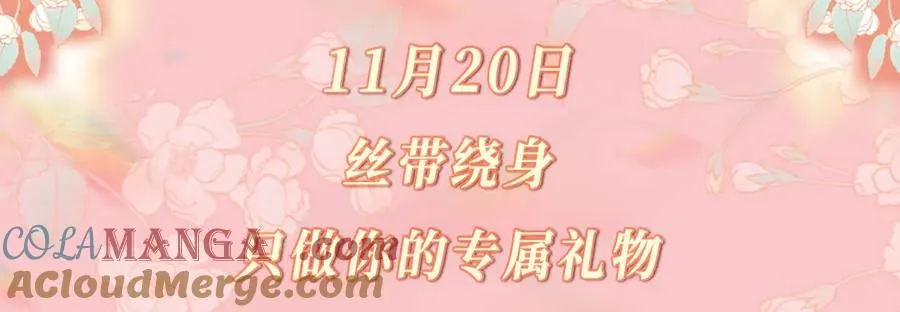 特典预热：11月20日 总有老师要请家长 只做你的专属礼物2