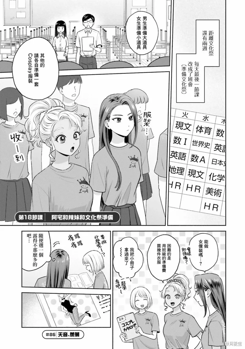 没有辣妹会对阿宅温柔!?漫画,第18話1图