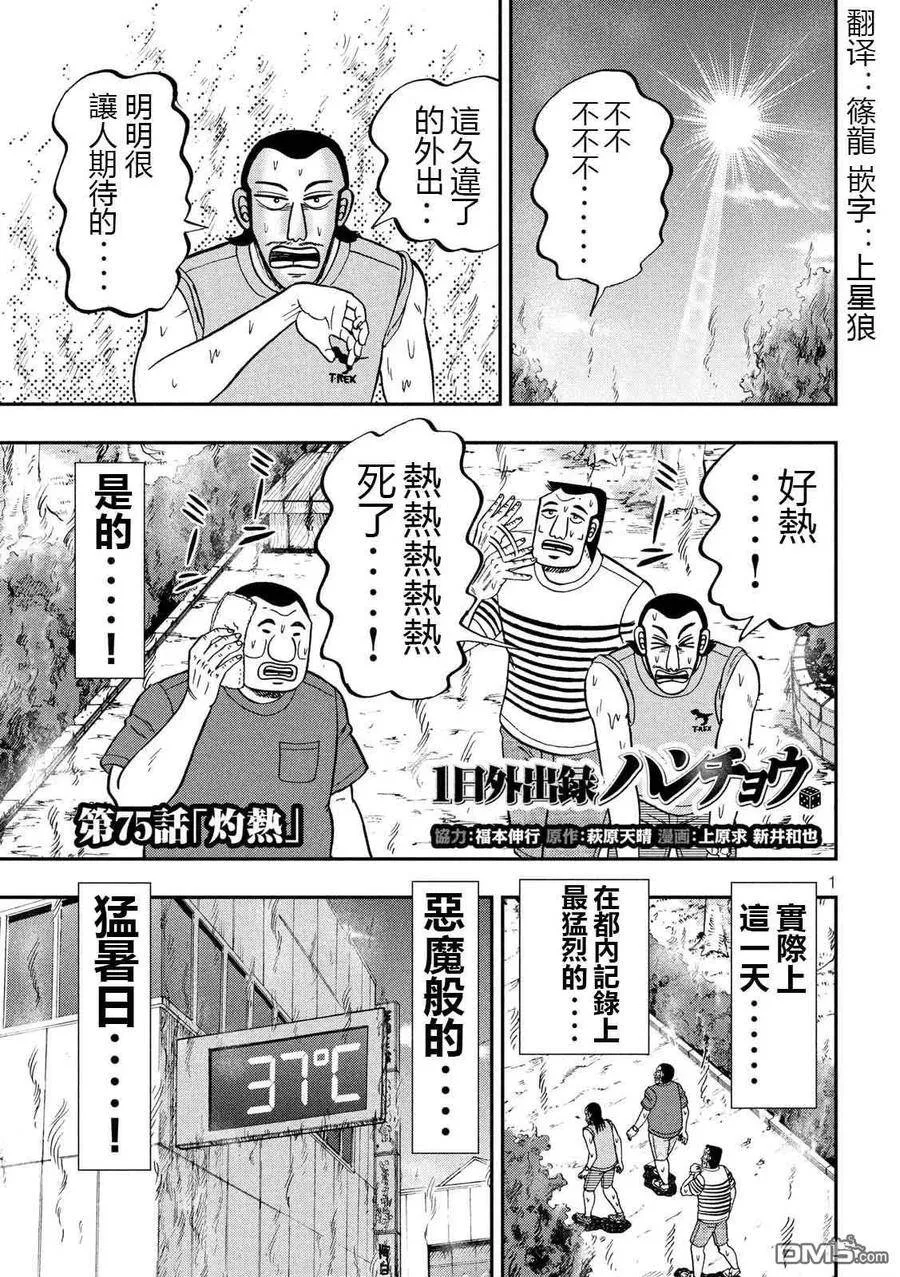 一日外出录班长漫画,第75话 灼热1图