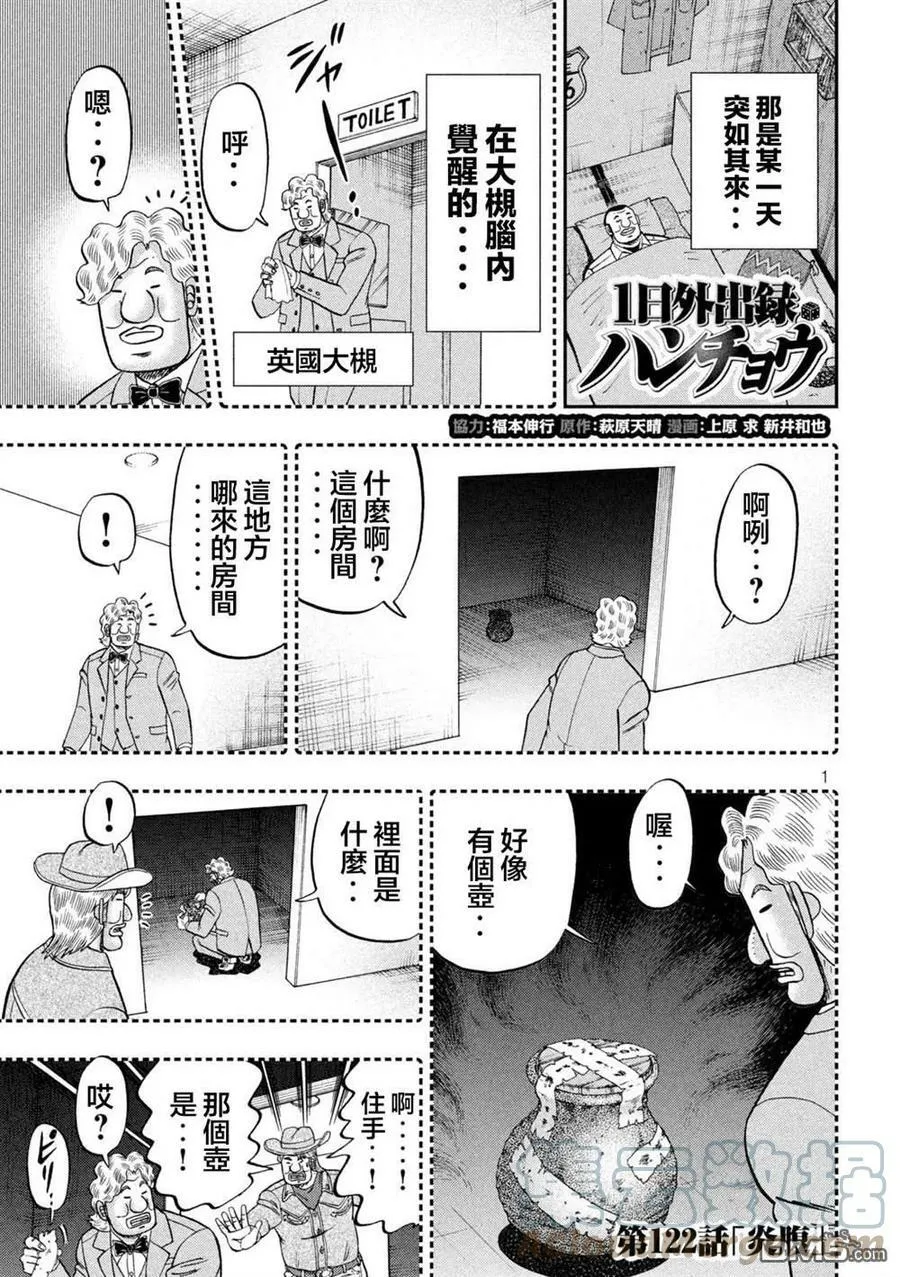 一日外出录班长漫画,第122话 炎腹1图