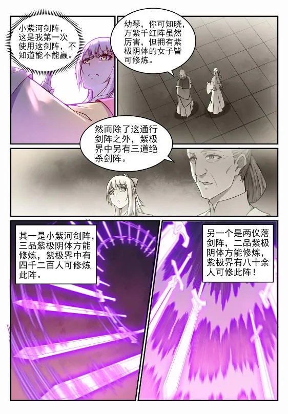 百炼成神漫画,第644话 小紫河剑阵3图