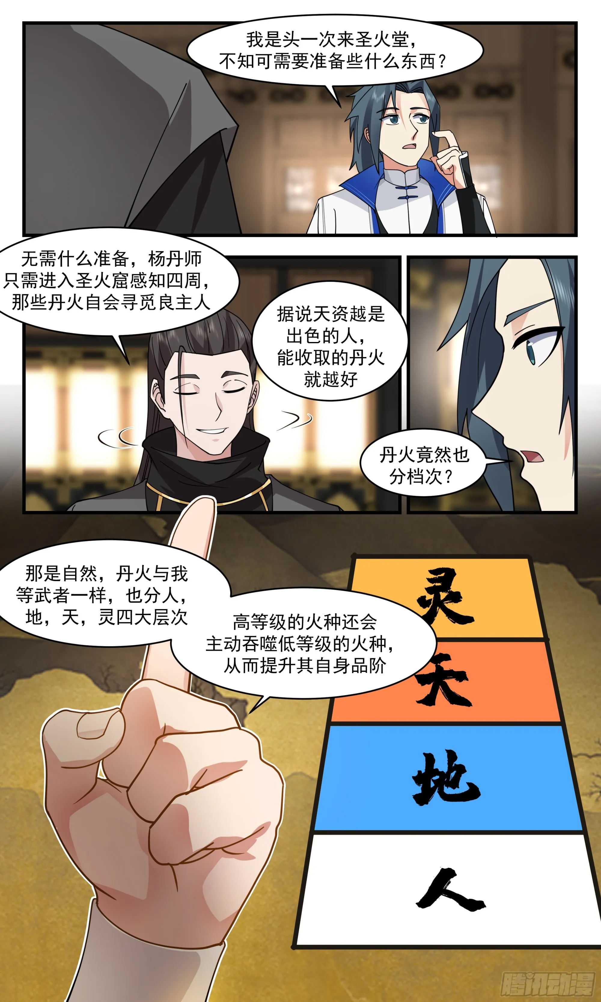 武炼巅峰漫画漫画,2841 神兵界篇-诡异白火2图