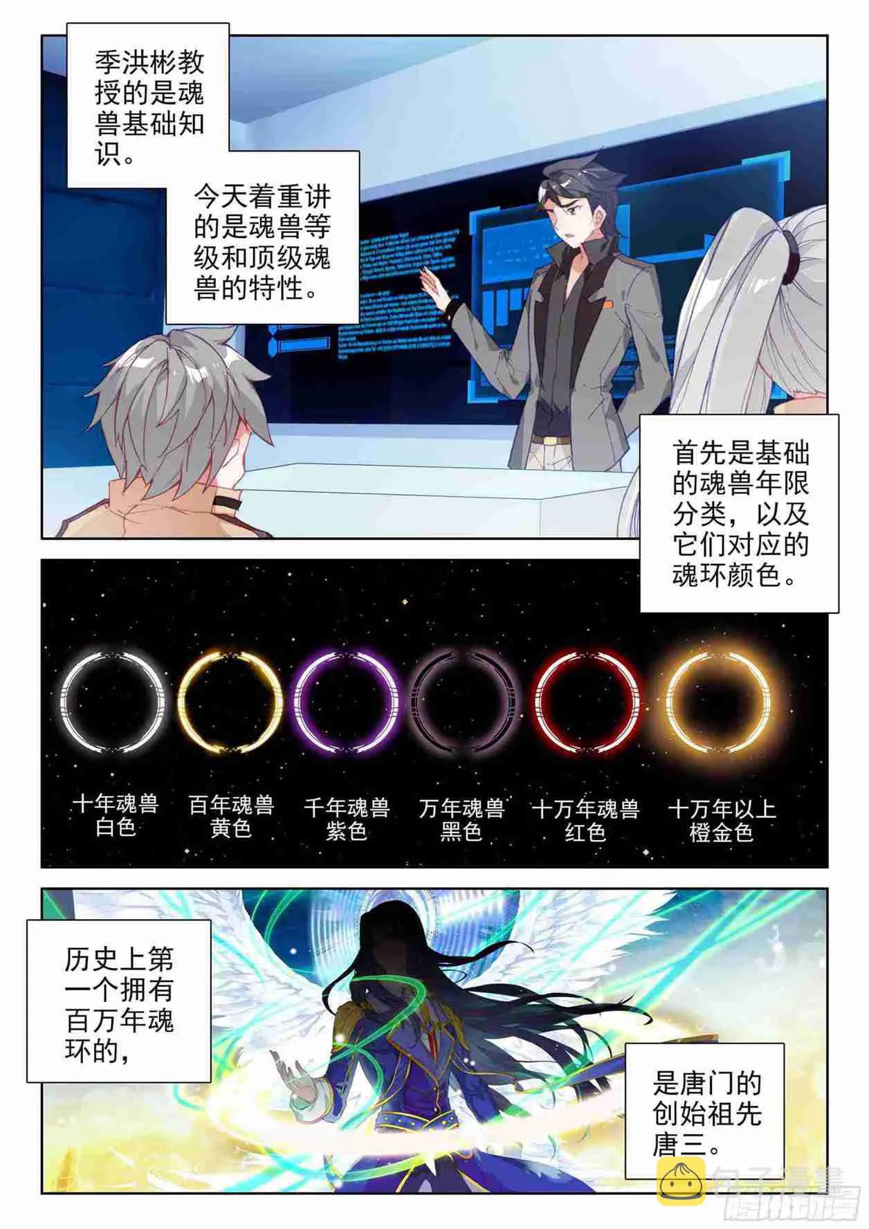 斗罗大陆4终极斗罗小说漫画,大魔王授课4图