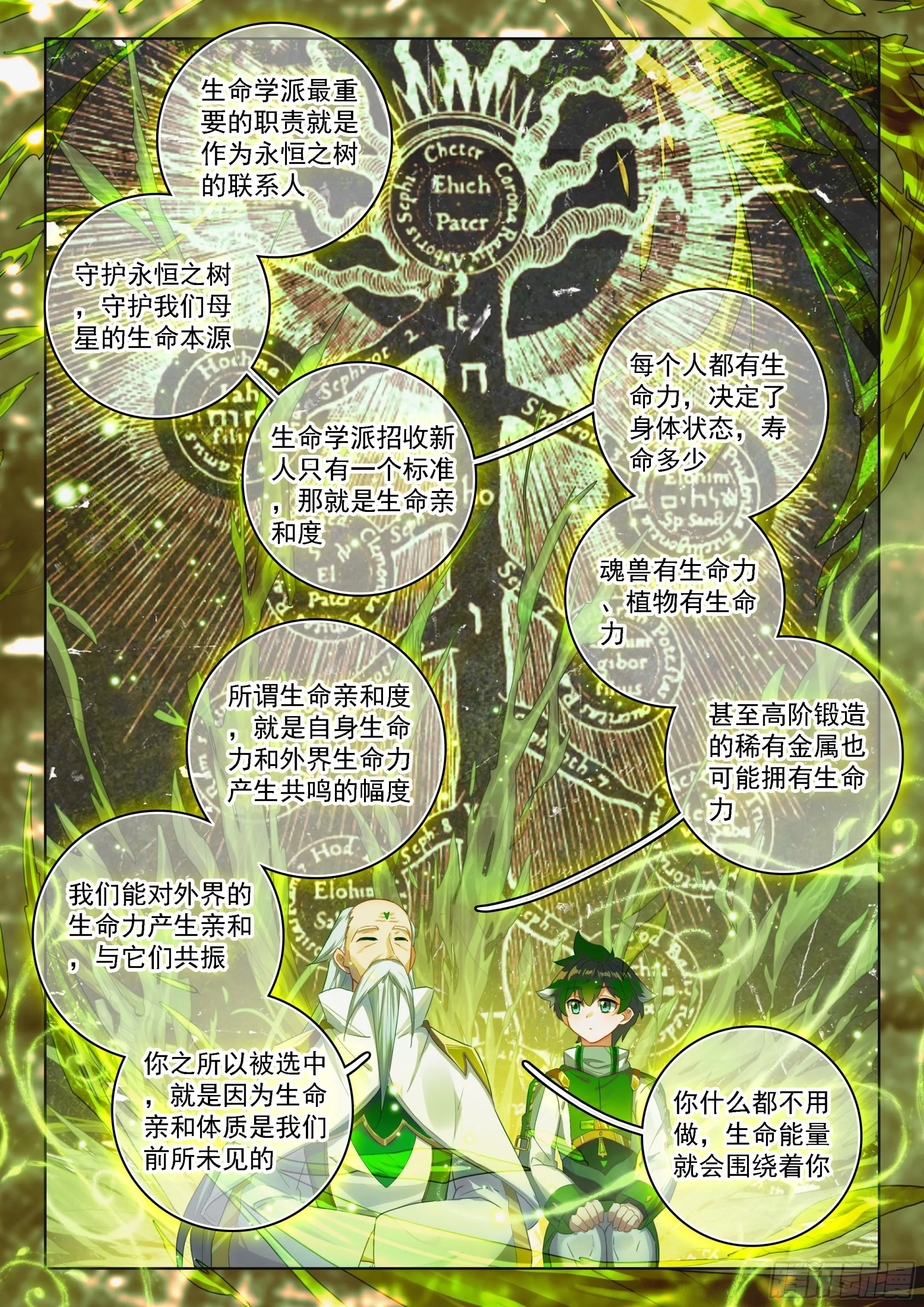 斗罗大陆4终极斗罗小说漫画,生命学派的奥秘5图