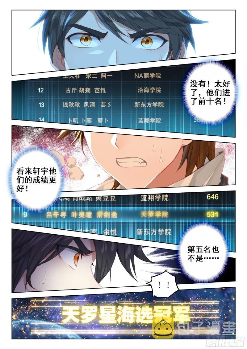 斗罗大陆4终极斗罗漫画,海选总成绩1图