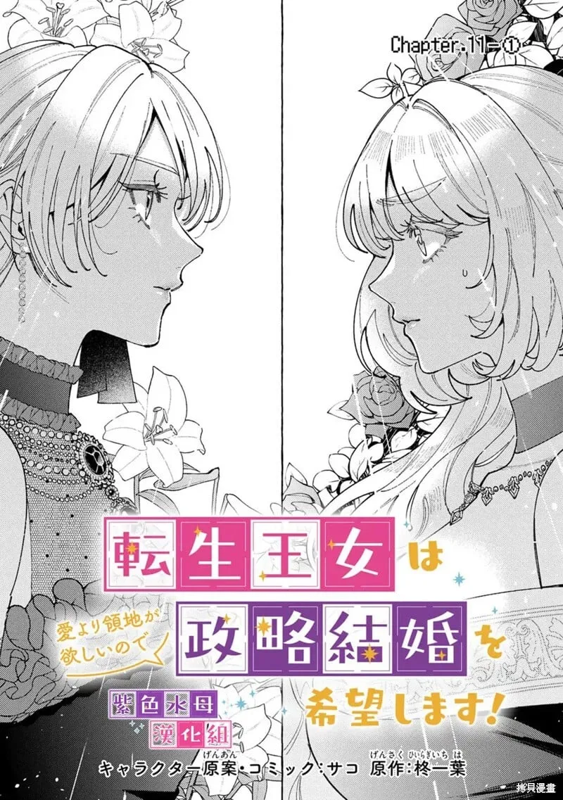 转生公主比起爱更想要领地所以期望政治联姻！漫画,第11.1话1图