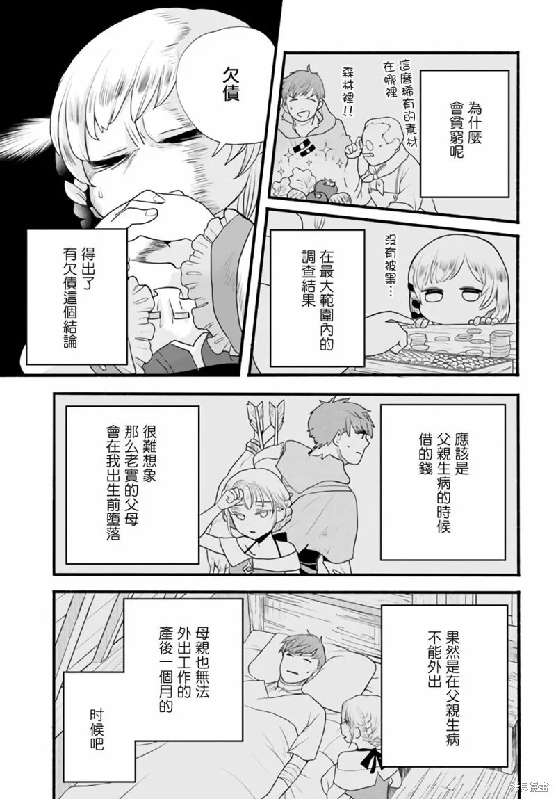 朦胧的异世界转生日常~升级到顶与道具继承之后！我是最强幼女漫画,第03话5图