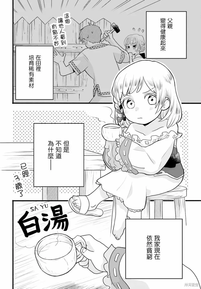 朦胧的异世界转生日常~升级到顶与道具继承之后！我是最强幼女漫画,第03话4图